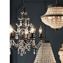 Lámpara de araña decorativa para muebles del hogar