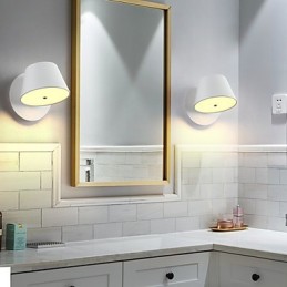 Apliques de pared con luz ambiental contemporánea moderna y característica