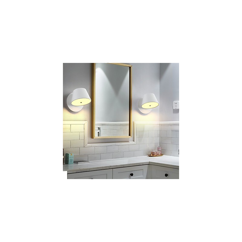 Apliques de pared con luz ambiental contemporánea moderna y característica