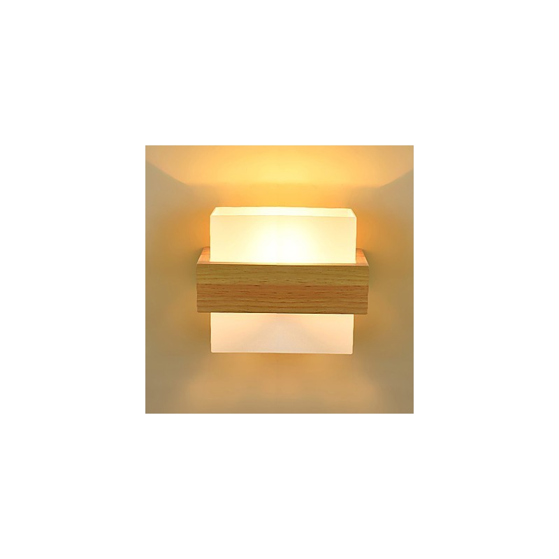 Lámpara de pared creativa para balcón, estilo novedoso, estilo campestre, con protección para los ojos, luz ambiental, apliques de noche