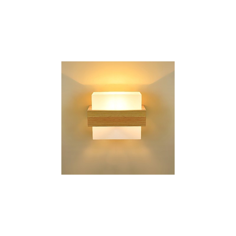 Lámpara de pared creativa para balcón, estilo novedoso, estilo campestre, con protección para los ojos, luz ambiental, apliques de noche