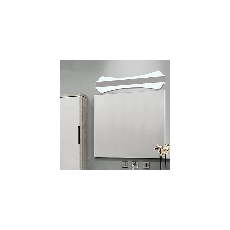 Lámpara de espejo de 10 W de alta calidad, luces de baño de acero inoxidable y acrílico, luces de pared, iluminación de maquillaje