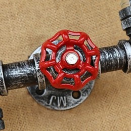 Aplique de pared de latón rústico Lodge para iluminación ambiental.