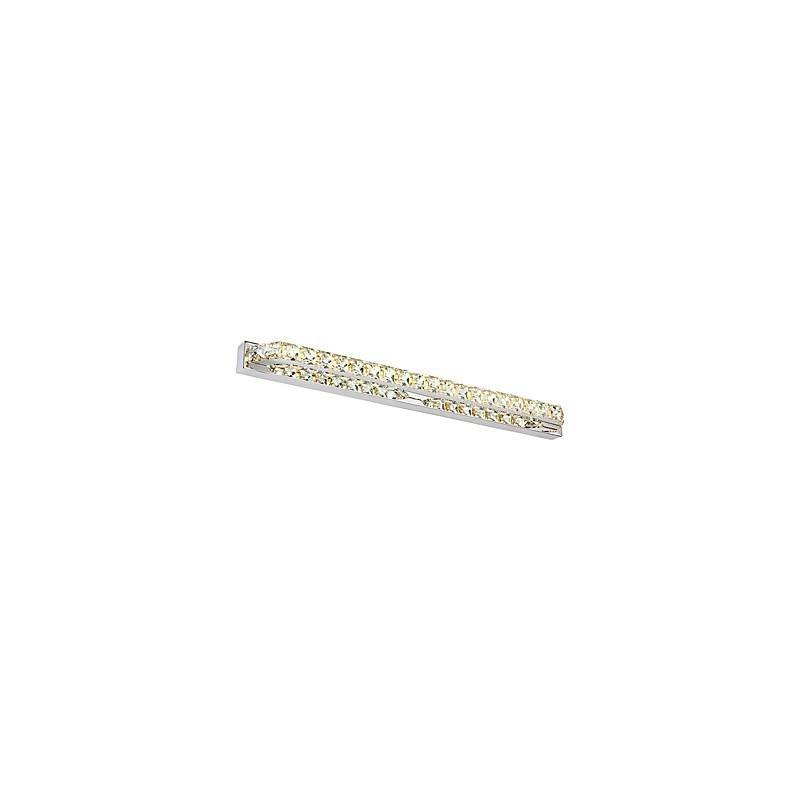Lámpara de espejo larga de alta calidad para baño, lámpara de pared de metal y cristal.