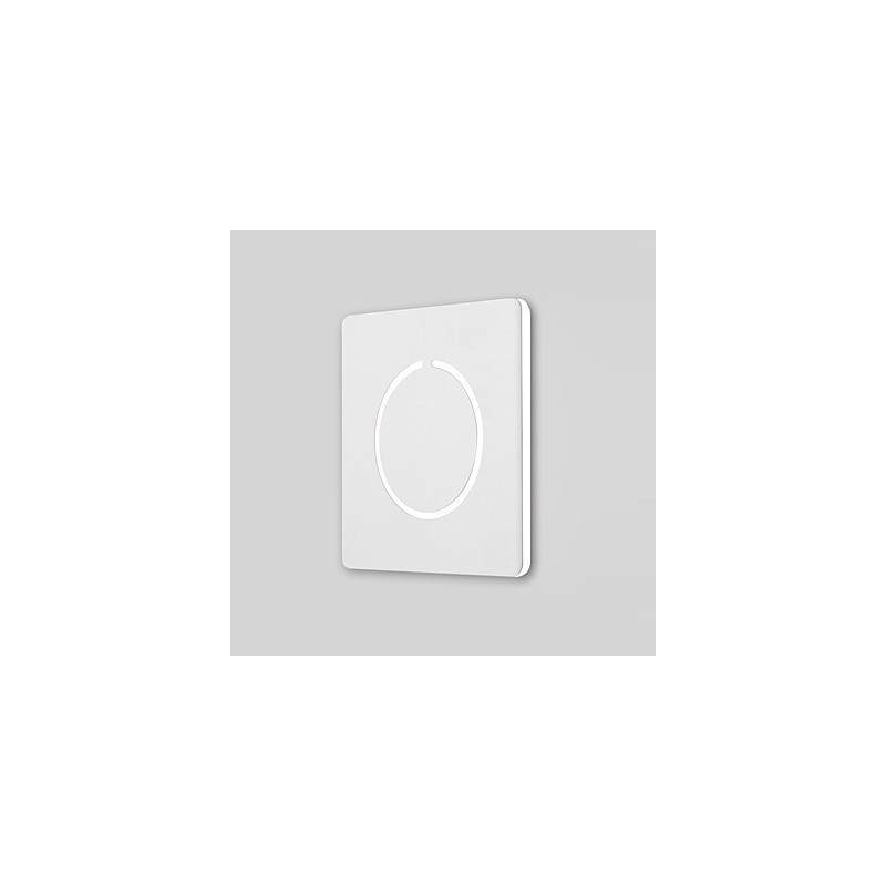 Lámpara de pared con función de pintura contemporánea moderna integrada para luz ambiental.