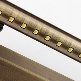 Lámpara de espejo de tubo redondo de hardware