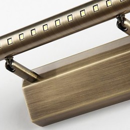 Lámpara de espejo de tubo redondo de hardware
