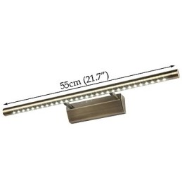 Lámpara de espejo de tubo redondo de hardware