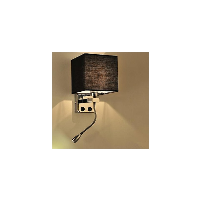 Lámpara de noche moderna con diseño creativo de tela para pasillo y balcón en la habitación de un hotel.