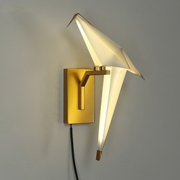 Apliques de pared modernos y contemporáneos con acabado galvanizado para iluminación empotrada.