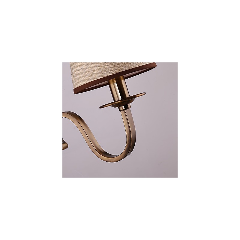 Apliques de pared con luz empotrada, clásicos tradicionales, galvanizados, para protección ocular.