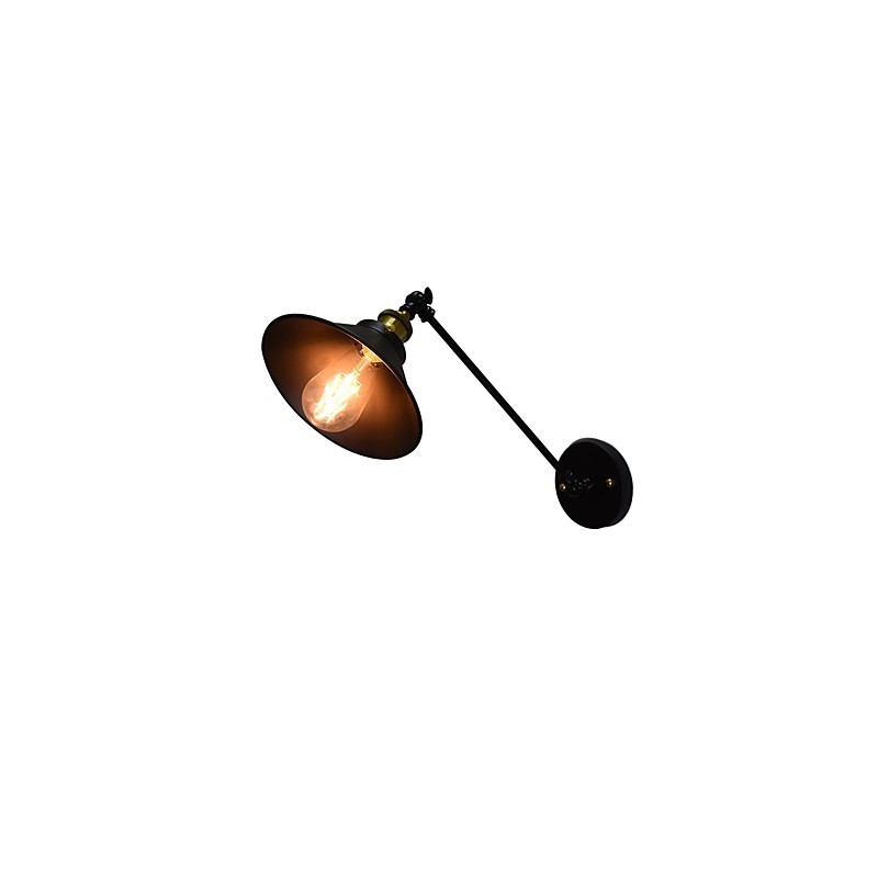 Lámpara de pared de hierro Buzz Wall Lámpara de sable de luz negro tonto en la pared
