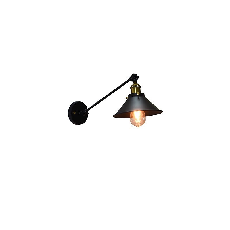 Lámpara de pared de hierro Buzz Wall Lámpara de sable de luz negro tonto en la pared