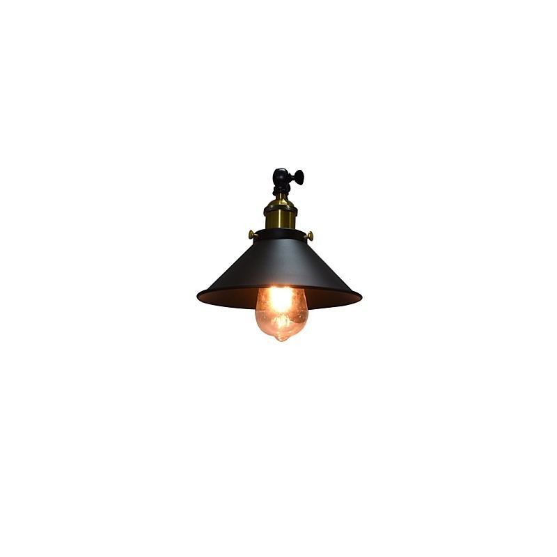 Lámpara de pared de hierro Buzz Wall Lámpara de sable de luz negro tonto en la pared