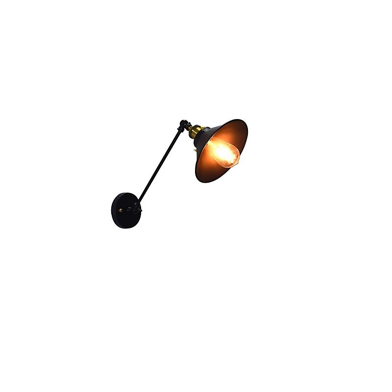 Lámpara de pared de hierro Buzz Wall Lámpara de sable de luz negro tonto en la pared