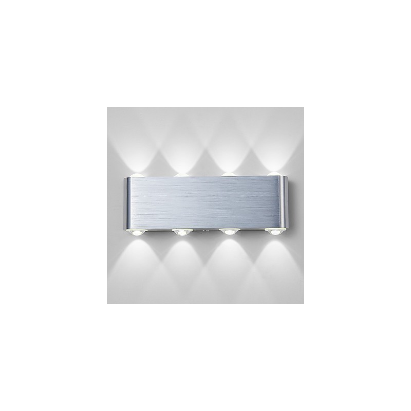 Lámpara de pared empotrada de aluminio moderna y ligera integrada
