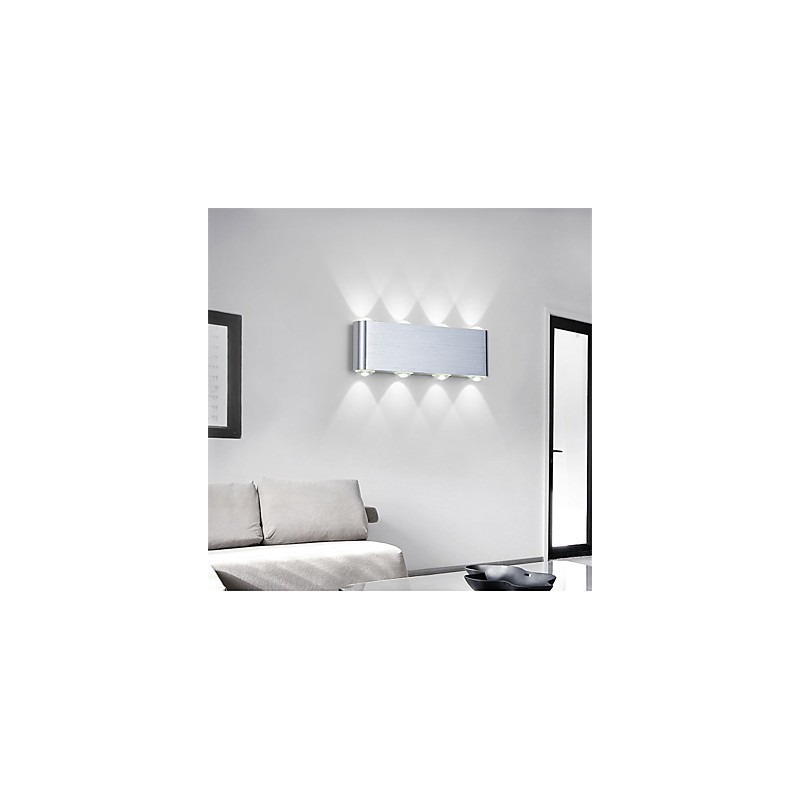 Lámpara de pared empotrada de aluminio moderna y ligera integrada