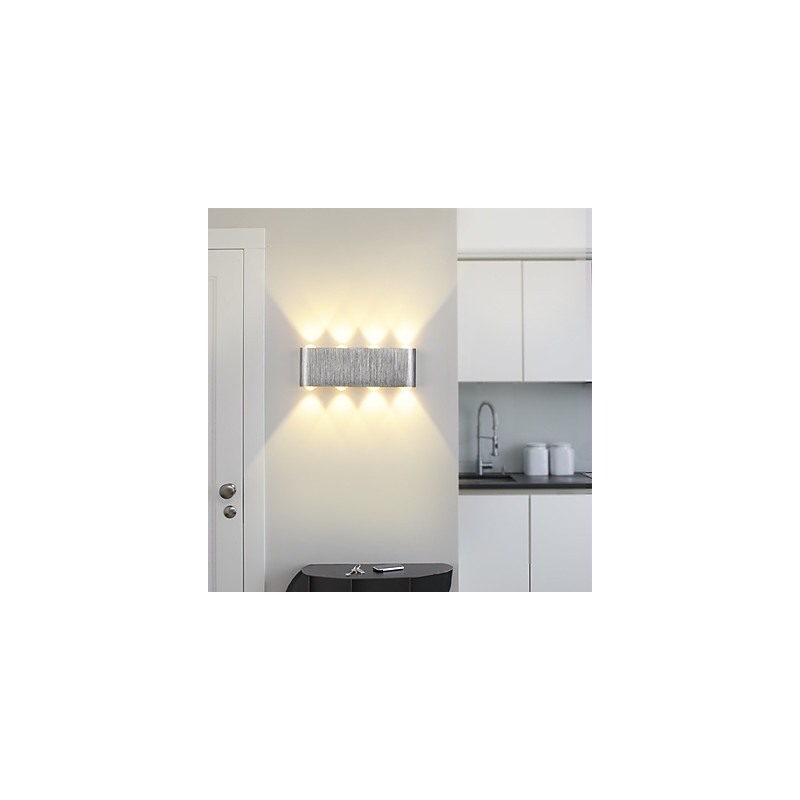 Lámpara de pared empotrada de aluminio moderna y ligera integrada