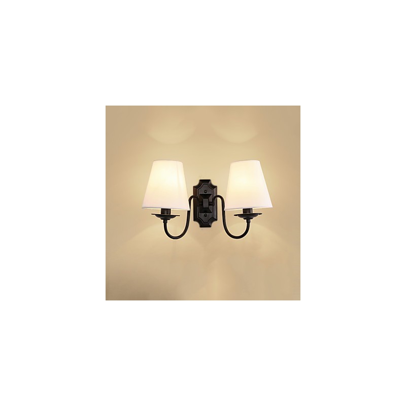 Apliques de pared con luz descendente para protección ocular con pintura contemporánea moderna