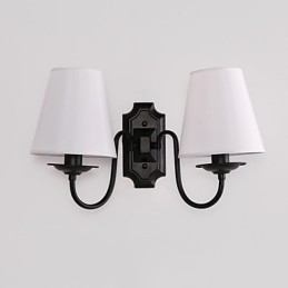 Apliques de pared con luz descendente para protección ocular con pintura contemporánea moderna