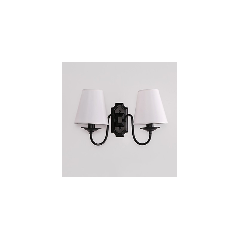 Apliques de pared con luz descendente para protección ocular con pintura contemporánea moderna