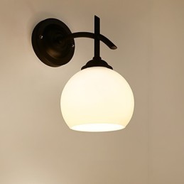 Apliques de pared con luz descendente para protección ocular con pintura contemporánea moderna
