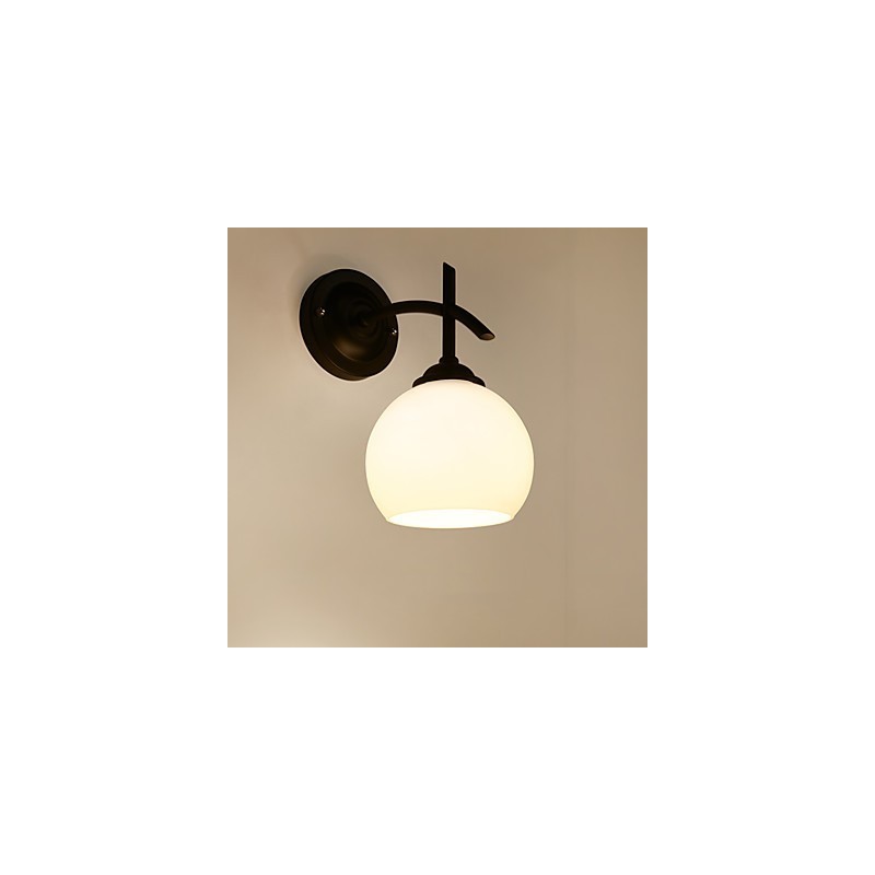 Apliques de pared con luz descendente para protección ocular con pintura contemporánea moderna