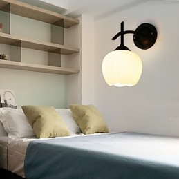 Apliques de pared con luz descendente para protección ocular con pintura contemporánea moderna