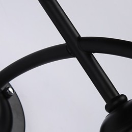 Apliques de pared con luz descendente para protección ocular con pintura contemporánea moderna