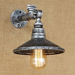 Apliques de pared con luz ambiental estilo mini con pintura retro rústica de estilo campestre.
