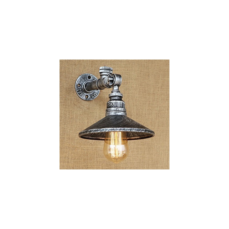 Apliques de pared con luz ambiental estilo mini con pintura retro rústica de estilo campestre.