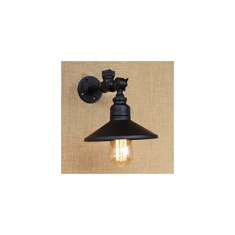 Apliques de pared con luz ambiental estilo mini con pintura retro rústica de estilo campestre.