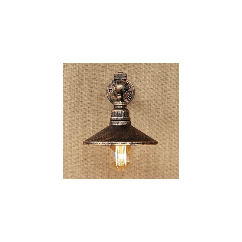 Apliques de pared con luz ambiental estilo mini con pintura retro rústica de estilo campestre.