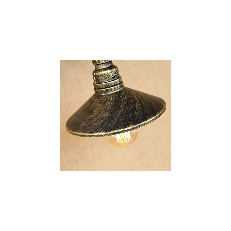 Apliques de pared con luz ambiental estilo mini con pintura retro rústica de estilo campestre.