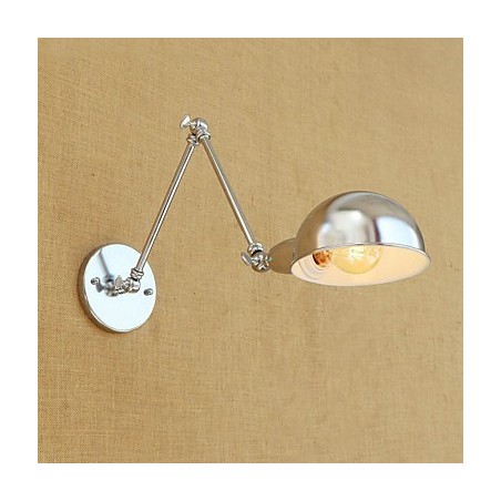 Lámpara de brazo oscilante con protección ocular, moderna, contemporánea, retro, galvanizada, luz ambiental. Lámpara de brazo oscilante con protección ocular, moderna, contemporánea, retro, galvanizada, luz ambiental.