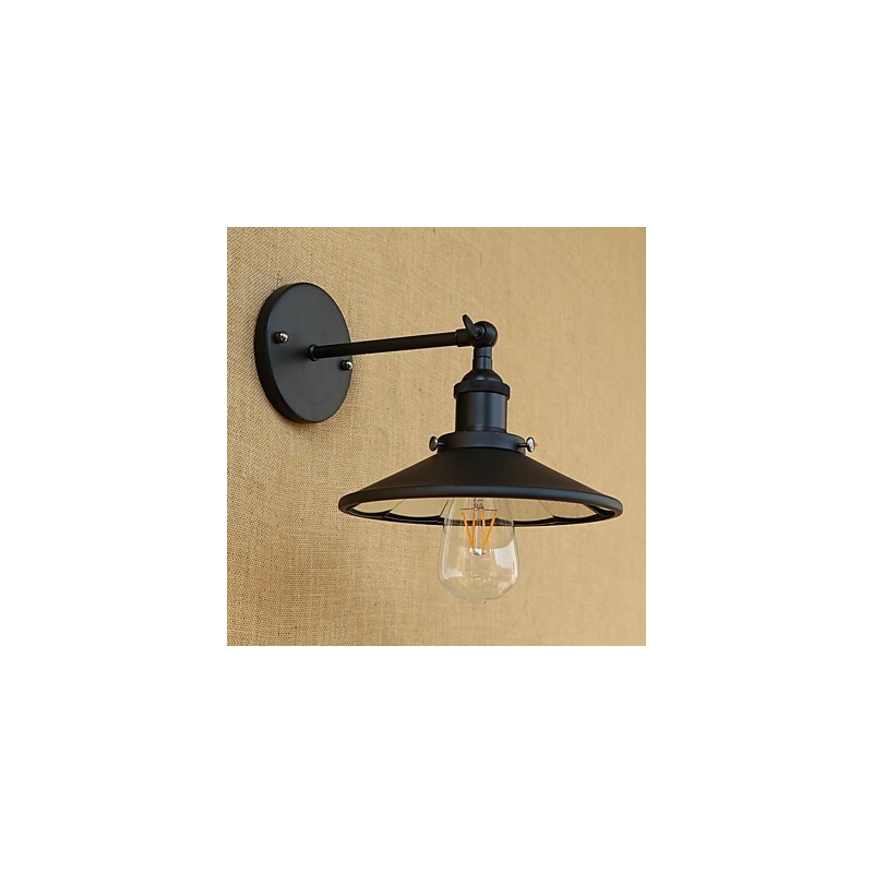Aplique de pared con luz ambiental estilo mini con pintura retro campestre