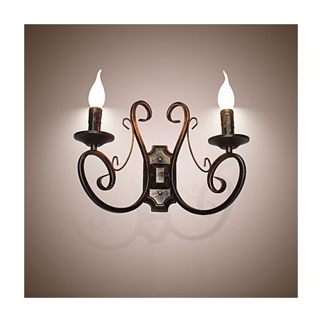 Nueva lámpara de pared retro estilo ático americano, lámpara de dormitorio, lámpara de pared, lámpara de vela Nueva lámpara de pared retro estilo ático americano, lámpara de dormitorio, lámpara de pared, lámpara de vela