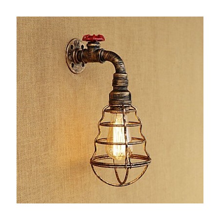 Aplique de pared con luz ambiental estilo mini con pintura retro campestre Aplique de pared con luz ambiental estilo mini con pintura retro campestre