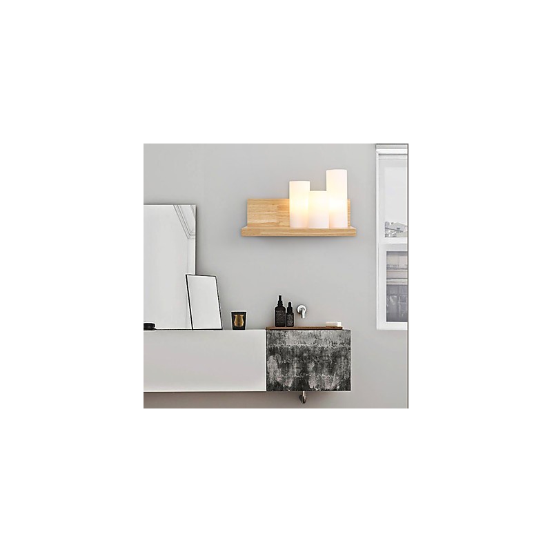 Apliques de pared con luz ambiental, acabado en óxido negro contemporáneo y moderno para protección ocular.