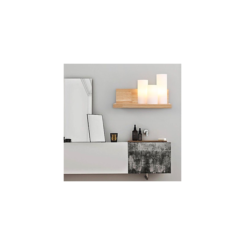 Apliques de pared con luz ambiental, acabado en óxido negro contemporáneo y moderno para protección ocular.