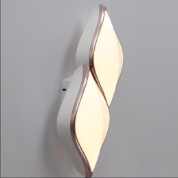Lámpara de pared moderna contemporánea integrada con pintura contemporánea para luz ambiental.