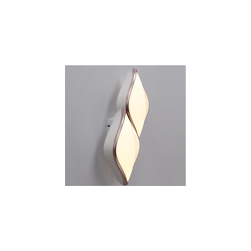 Lámpara de pared moderna contemporánea integrada con pintura contemporánea para luz ambiental.