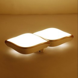 Lámpara de pared moderna contemporánea integrada con pintura contemporánea para luz ambiental.