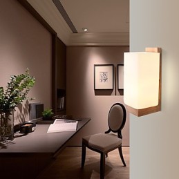 Apliques de pared con luz ambiental y protección ocular con pintura contemporánea moderna