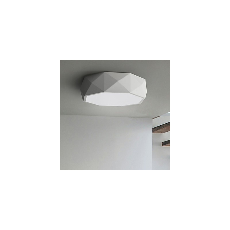 Lámparas de techo geométricas de luz blanca concisas modernas