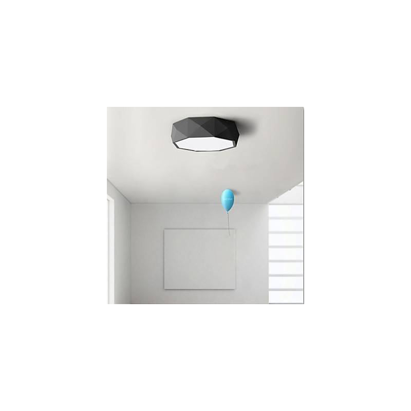 Lámparas de techo geométricas de luz blanca concisas modernas