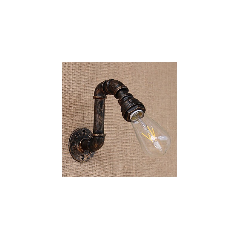 Apliques de pared con luz ambiental de brazo oscilante estilo mini con pintura retro campestre