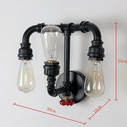 Apliques de pared estilo mini con pintura rústica, estilo moderno, contemporáneo, estilo campestre y retro.