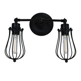Pintura rústica de cabaña para iluminación ambiental Lámparas de pared Lámpara de pared