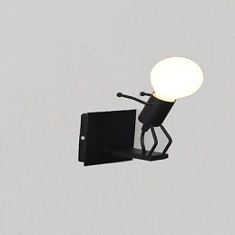Pintura novedosa de estilo rústico clásico tradicional para apliques de pared con luz empotrada.